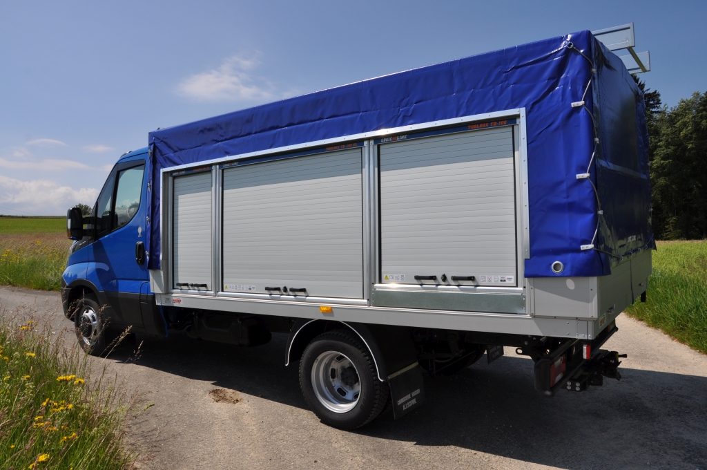 Komplettaufbau für Spezialfahrzeug