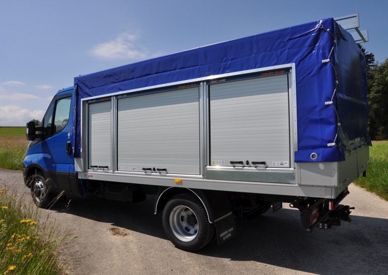 Komplettaufbau für Spezialfahrzeug