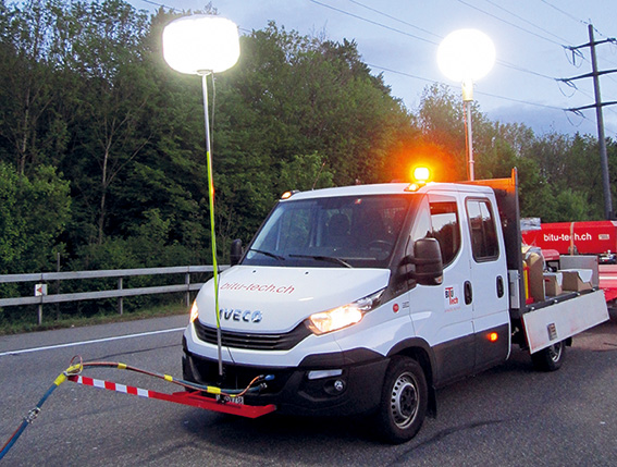 Umbau Belagssanierungsfahrzeug