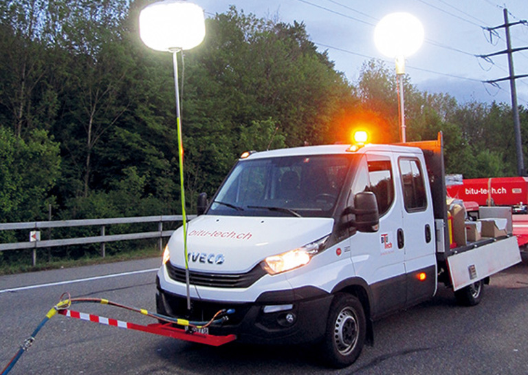 Umbau Belagssanierungsfahrzeug